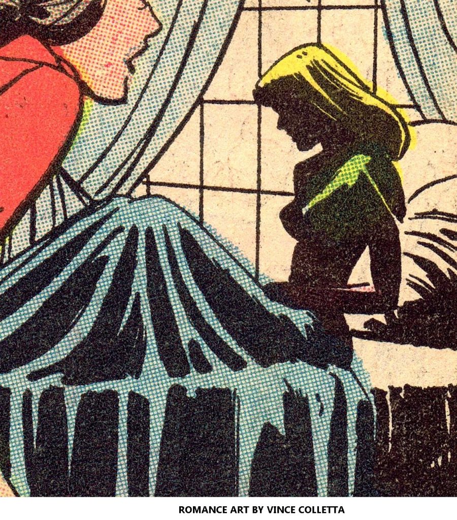 Colletta silhouette woman in bed