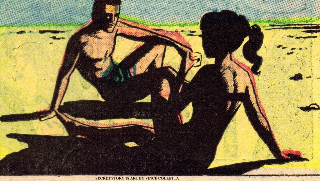 Colletta man and woman on beach