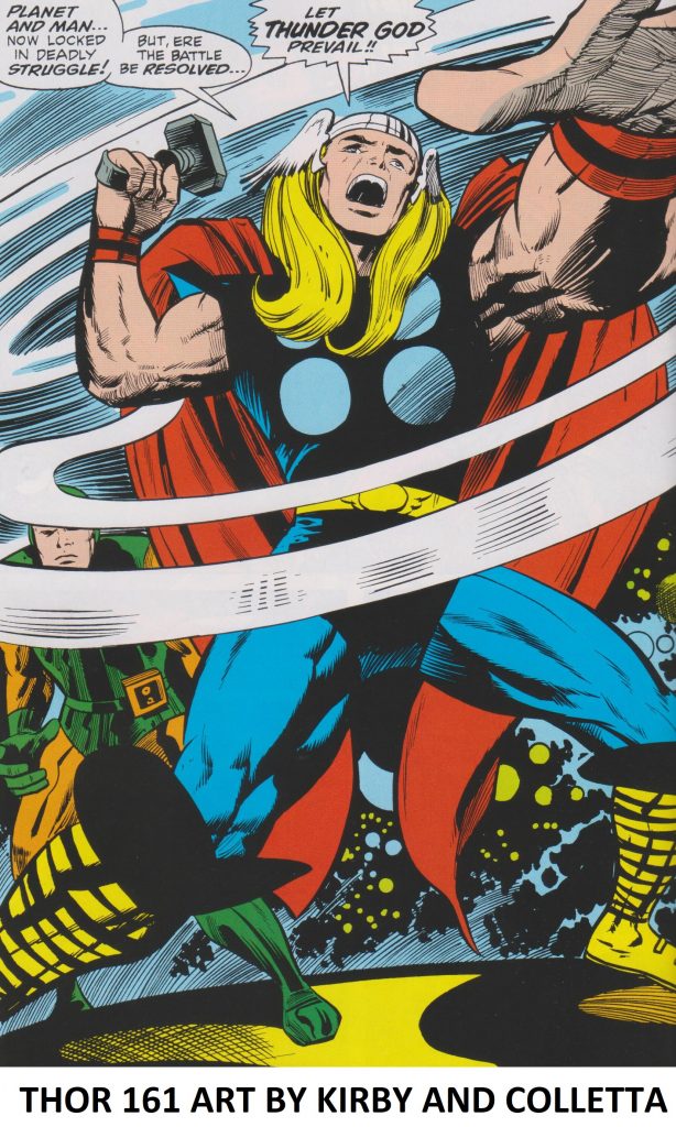 Graphic Thor Art by Jack Kirby and Vince Colletta