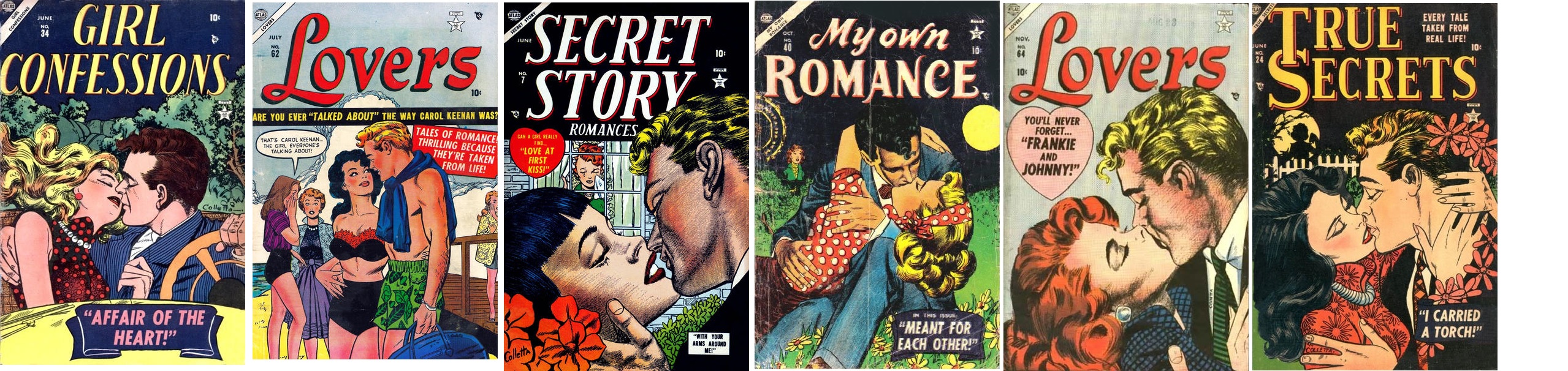 Vince Colletta Romance Art Covers