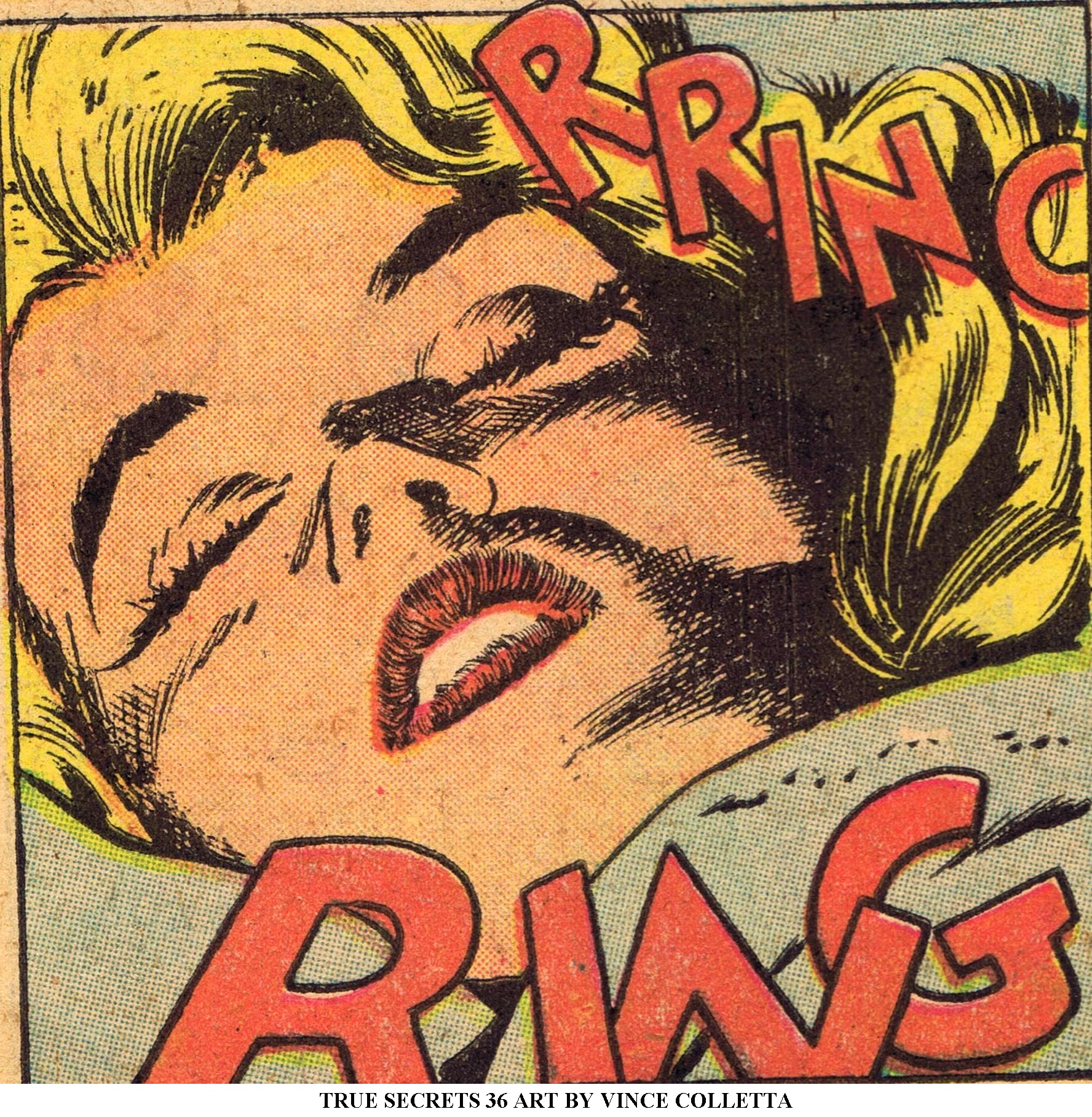 Blonde Girl Sleeping Art by Vince Colletta