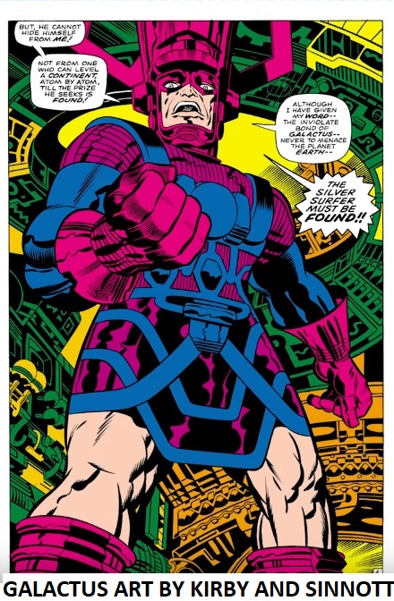 Jack Kirby's Galactus inked by Joe Sinnott