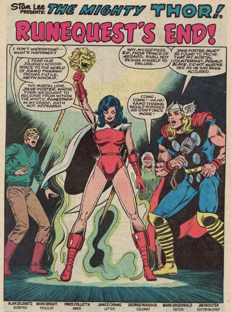 Thor 335 art by Mark Bright and Vince Colletta