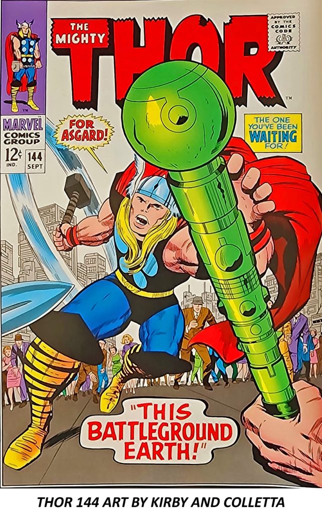 THOR 144 COVER ART KIRBY AND COLLETTA