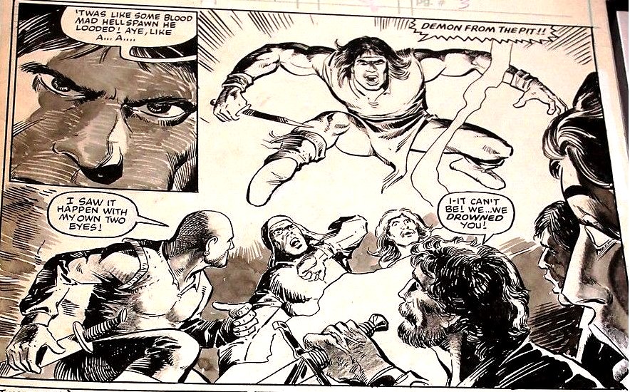 SAVAGE SWORD OF CONAN 9 ART BY MAYERIK AND COLLETTA