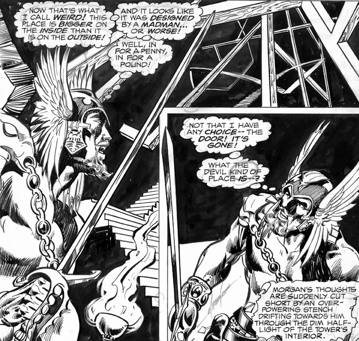 WARLORD 22 ART BY MIKE GRELL AND VINCE COLLETTA