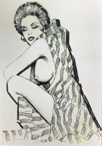 Vince Colletta nude figure study, 1990 Vince Colletta nude figure study, 1990