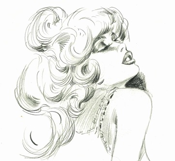 Head Shot Sketch Illustration